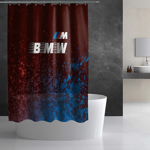 Шторка для ванной БМВ BMW - Краски / 3D-принт – фото 2
