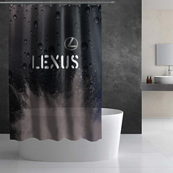Шторка для душа LEXUS Lexus - Краски, цвет: 3D-принт — фото 2