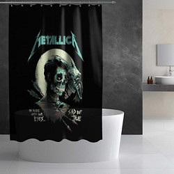 Шторка для душа Metallica - Sad But True, цвет: 3D-принт — фото 2