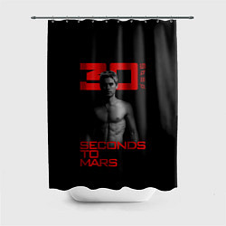 Шторка для душа 30 Seconds to Mars Jared Leto, цвет: 3D-принт