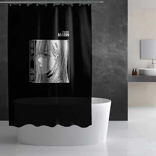 Шторка для ванной Marin Kitagawa - Марин Китагава / 3D-принт – фото 2