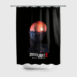 Шторка для душа Dying Light Stay Human, цвет: 3D-принт