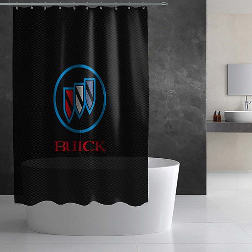 Шторка для ванной Buick Emblem Logo / 3D-принт – фото 2