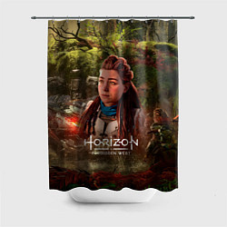 Шторка для душа Horizon Forbidden West Aloy, цвет: 3D-принт