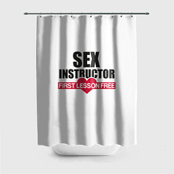 Шторка для душа Секс Инструктор SEX INSTRUCTOR, цвет: 3D-принт