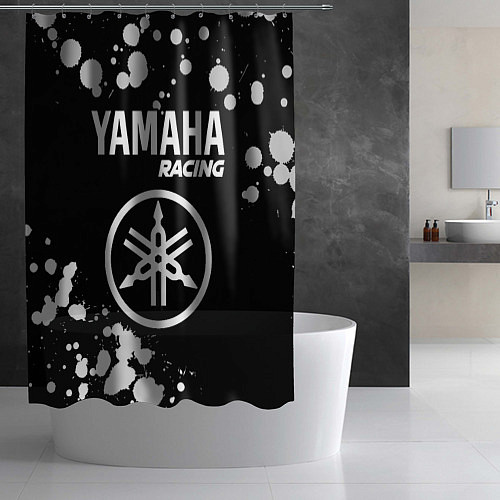 Шторка для ванной YAMAHA Racing Краска / 3D-принт – фото 2
