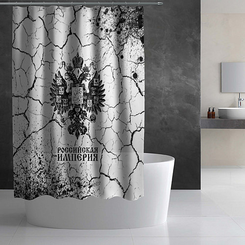 Шторка для ванной RUSSIAN EMPIRE - ГЕРБ Краска / 3D-принт – фото 2