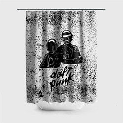 Шторка для душа Daft Punk B&W, цвет: 3D-принт