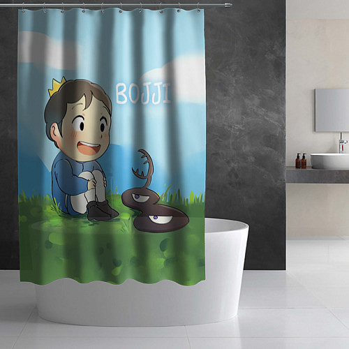 Шторка для ванной Bojji / 3D-принт – фото 2