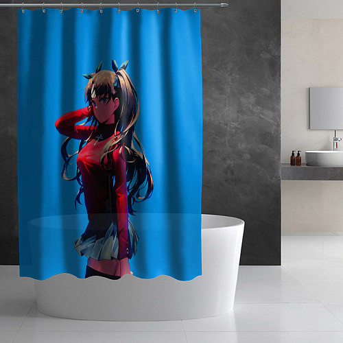 Шторка для ванной Тосака Рин Fate grand order zero / 3D-принт – фото 2