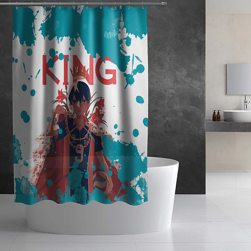 Шторка для ванной Король Тобио / 3D-принт – фото 2