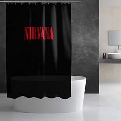 Шторка для душа Nirvana in Red, цвет: 3D-принт — фото 2