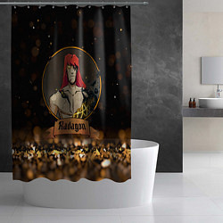 Шторка для душа Elden Ring Radagon Радагон, цвет: 3D-принт — фото 2