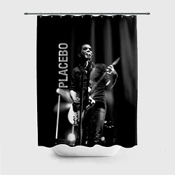 Шторка для душа Placebo Пласибо рок-группа, цвет: 3D-принт