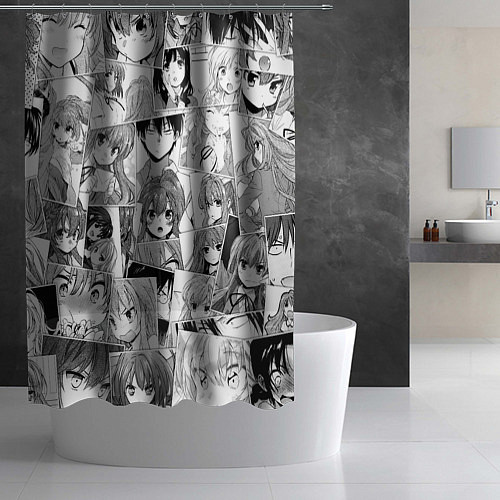 Шторка для ванной Toradora pattern / 3D-принт – фото 2