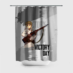 Шторка для душа Victory day, цвет: 3D-принт