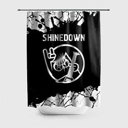 Шторка для душа Shinedown КОТ Краска, цвет: 3D-принт