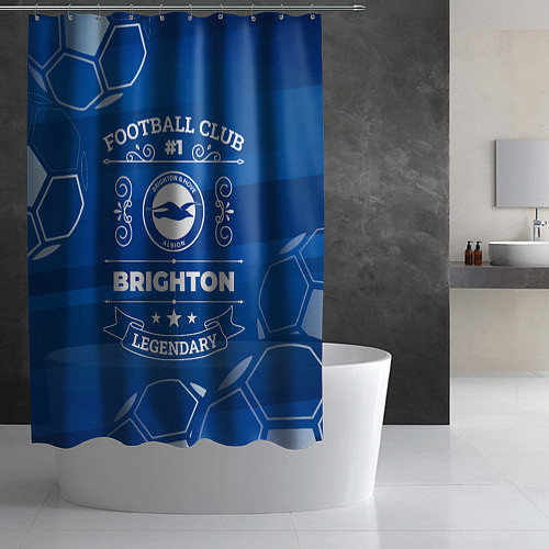 Шторка для ванной Brighton FC 1 / 3D-принт – фото 2