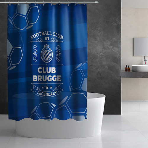 Шторка для ванной Club Brugge FC 1 / 3D-принт – фото 2