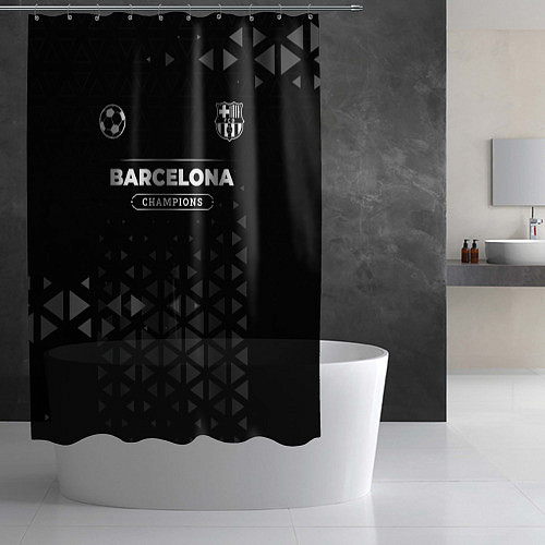 Шторка для ванной Barcelona Форма Champions / 3D-принт – фото 2