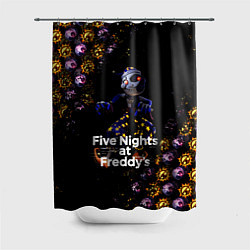 Шторка для душа Five Nights at Freddys Луна паттерн, цвет: 3D-принт