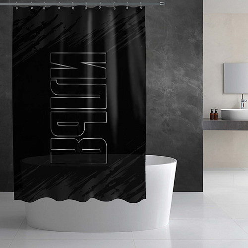 Шторка для ванной Илья Вертикальный / 3D-принт – фото 2