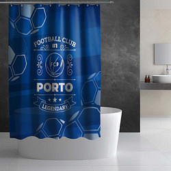 Шторка для душа Porto - Football Club Number 1, цвет: 3D-принт — фото 2