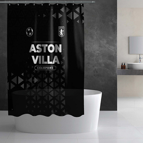 Шторка для ванной Aston Villa Форма Champions / 3D-принт – фото 2