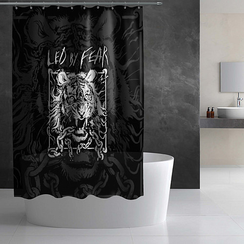 Шторка для ванной Led by fear / 3D-принт – фото 2