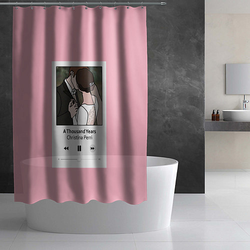 Шторка для ванной Плейлист / 3D-принт – фото 2