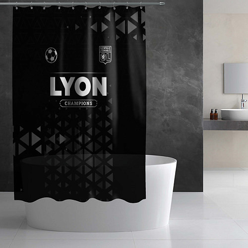 Шторка для ванной Lyon Champions Uniform / 3D-принт – фото 2
