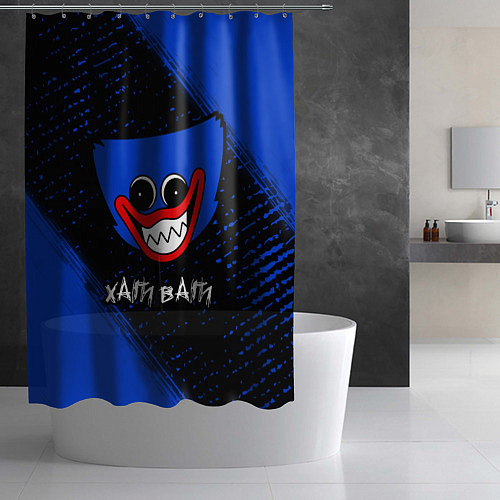 Шторка для ванной ХАГИ ВАГИ Краски / 3D-принт – фото 2