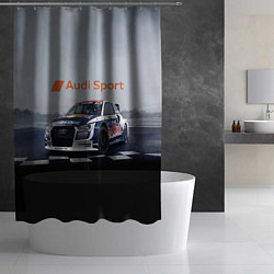 Шторка для душа Ауди Спорт Гоночная команда Audi sport Racing team, цвет: 3D-принт — фото 2