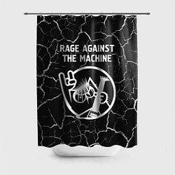 Шторка для ванной Rage Against The Machine КОТ Трещины