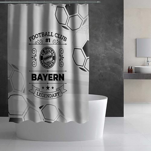 Шторка для ванной Bayern Football Club Number 1 Legendary / 3D-принт – фото 2