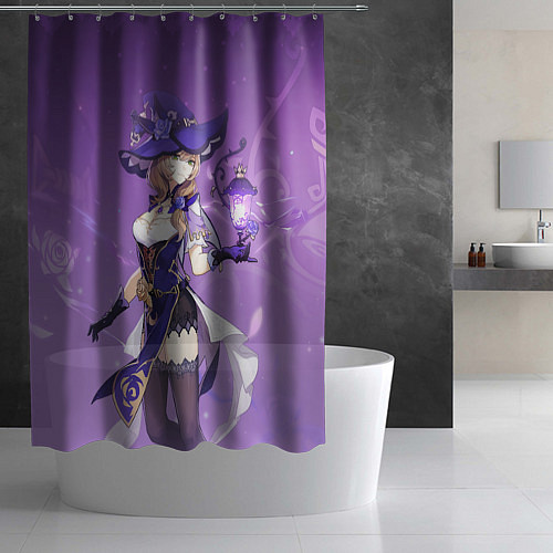 Шторка для ванной Lisa Genshin Impact / 3D-принт – фото 2