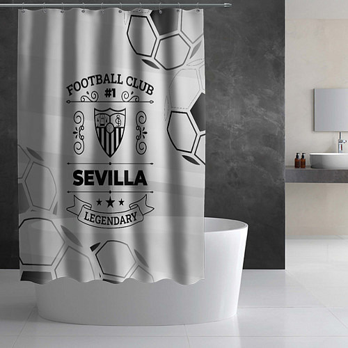 Шторка для ванной Sevilla Football Club Number 1 Legendary / 3D-принт – фото 2