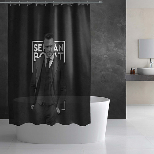 Шторка для ванной Серкан Болат / 3D-принт – фото 2