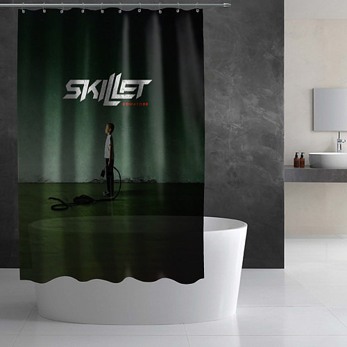 Шторка для ванной Comatose - Skillet / 3D-принт – фото 2