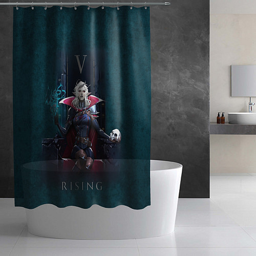 Шторка для ванной Вампирская Империя / 3D-принт – фото 2
