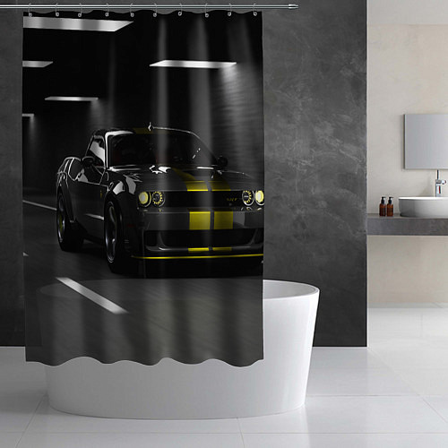 Шторка для ванной DDGSRTTUTE / 3D-принт – фото 2