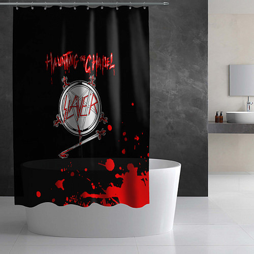 Шторка для ванной Haunting the Chapel - Slayer / 3D-принт – фото 2
