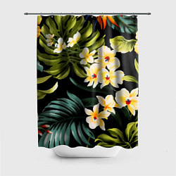 Шторка для душа Vanguard floral composition Summer, цвет: 3D-принт