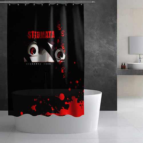 Шторка для ванной Конвейер снов - Stigmata / 3D-принт – фото 2