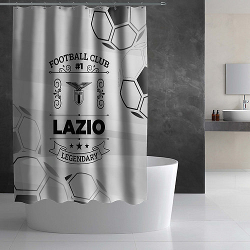 Шторка для ванной Lazio Football Club Number 1 Legendary / 3D-принт – фото 2