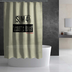 Шторка для душа Sum 41 - The Acoustics Full Album, цвет: 3D-принт — фото 2