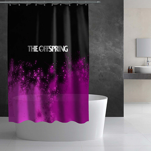 Шторка для ванной The Offspring Rock Legends / 3D-принт – фото 2