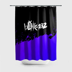 Шторка для душа Blink 182 Purple Grunge, цвет: 3D-принт