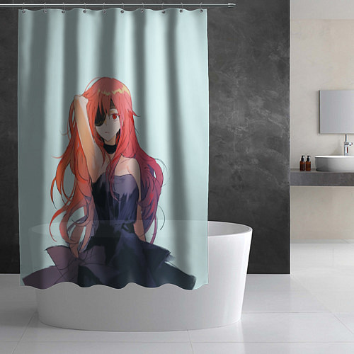 Шторка для ванной Красотка Хва / 3D-принт – фото 2