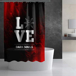 Шторка для душа Dark Souls Love Классика, цвет: 3D-принт — фото 2